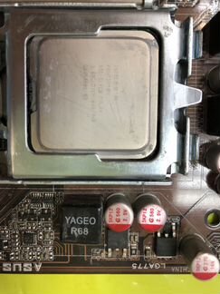 Матплата со всеми комплектующими Asus P5QPL-AM