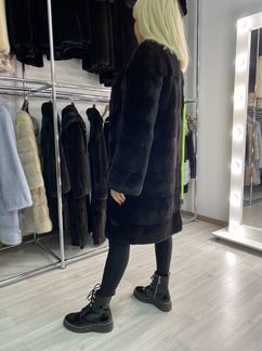 Шуба норковая Blackglama 42/44