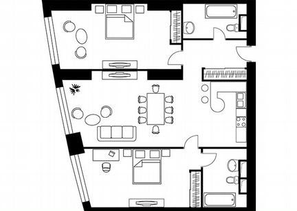 2-к квартира, 108.7 м², 23/56 эт.