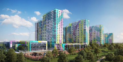 2-к квартира, 69.8 м², 2/25 эт.
