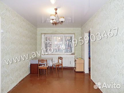 2-к квартира, 46.5 м², 1/4 эт.