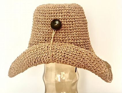 Шляпа плетёная ручной работы новая