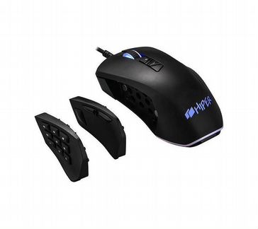 Игровая мышь hiper Quantum QM-2 чёрная (USB, 9 кно