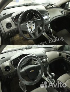 Подушка в руль (муляж, крышка) на Cruze (рес.)
