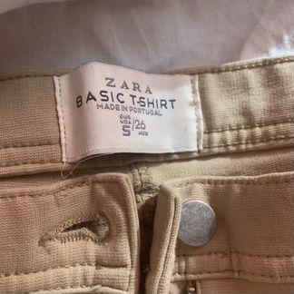 Брюки Zara бежевые 36 размер (S)