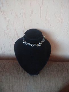 Бюст-подставка бархатный для украшений