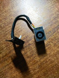 Зарядное гнездо с проводом для ноутбука HP