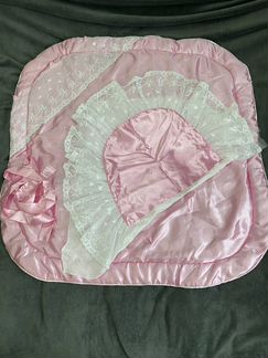 Конверт одеяло на выписку для девочки
