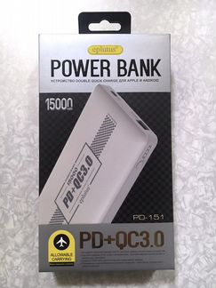 Повербанк Power bank 15000 mAh