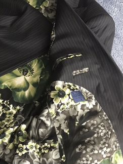 Костюм муж Kenzo (Новый) Чёрный в серую полоску