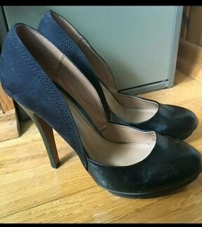 Кожаные туфли Stradivarius