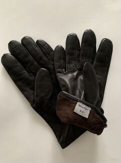 Мужские кожаные перчатки новые