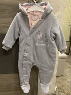 Комбинезон утепленный для девочки 74 размер