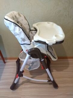 Стульчик для кормления.Pituso grey bear