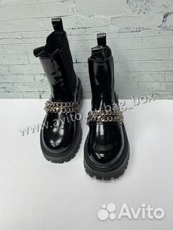 Ботинки лакированные