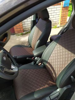 Модельные чехлы Лада Веста из экокожи