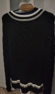 Свитер Supreme x Lacoste Tennis sweater black