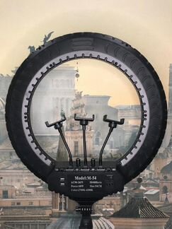 Напольная кольцевая лампа 54 см + усиленый штатив