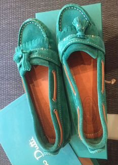 Мокасины из замши женские