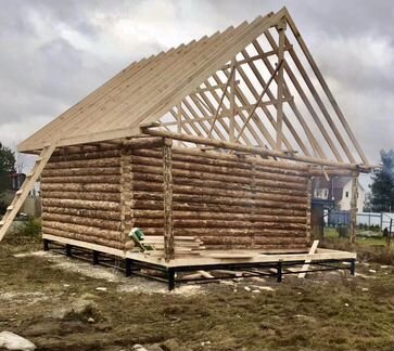 Сруб дома 6Х6+3