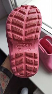 Детские резиновые сапоги crocs р-р 6