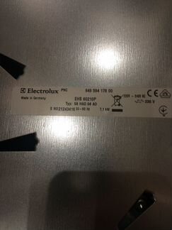 Независимая варочная панель electrolux c трещиной