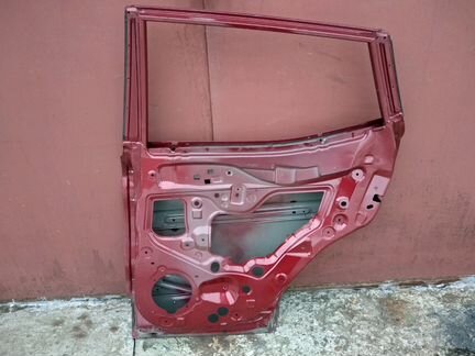 Дверь Nissan Qashqai 2 J11 правая задняя бордо