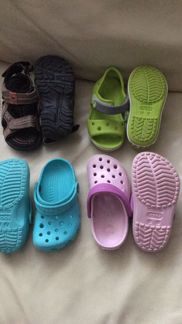 Crocs. Детские. Сабо и сандали. Ecco сандали